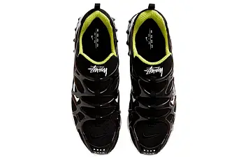 Stussy X Nike Air Zoom Spiridon Kk Running Shoes BlackWhite-Bright Cactus - 5