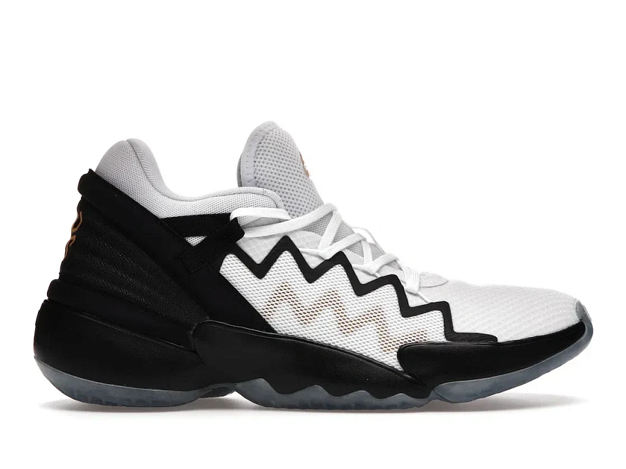 Фото № 1 с приближением к товару «‎adidas D.O.N. Issue #2 White Black Gold»