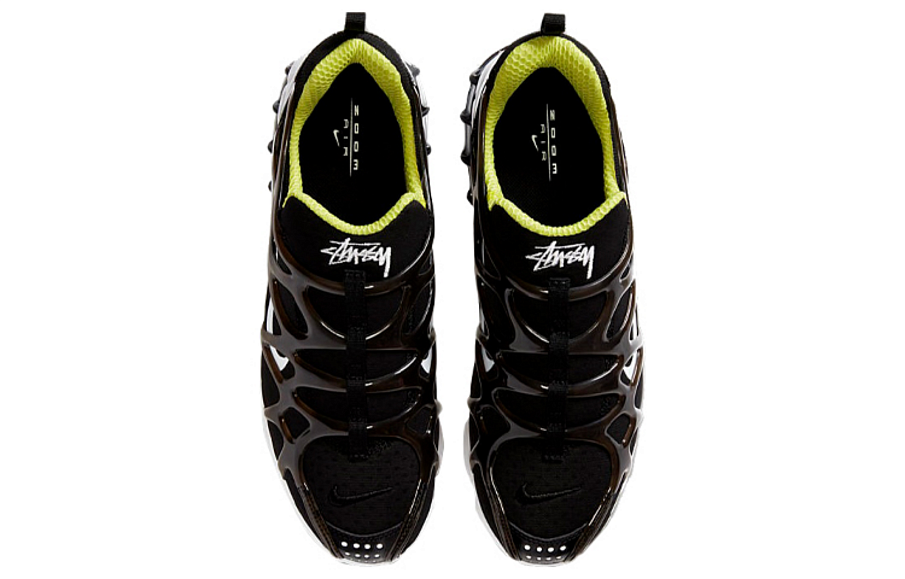 Фото № 4 с приближением к товару «‎Stussy X Nike Air Zoom Spiridon Kk Running Shoes BlackWhite-Bright Cactus»