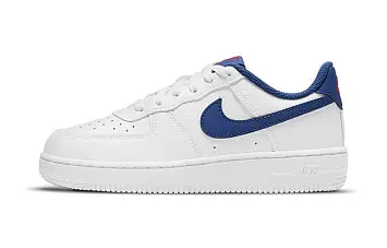 Nike Force 1 PS 'White Deep Royal Blue' - 1