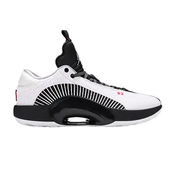 Air Jordan 35 Low PF White Black - 1