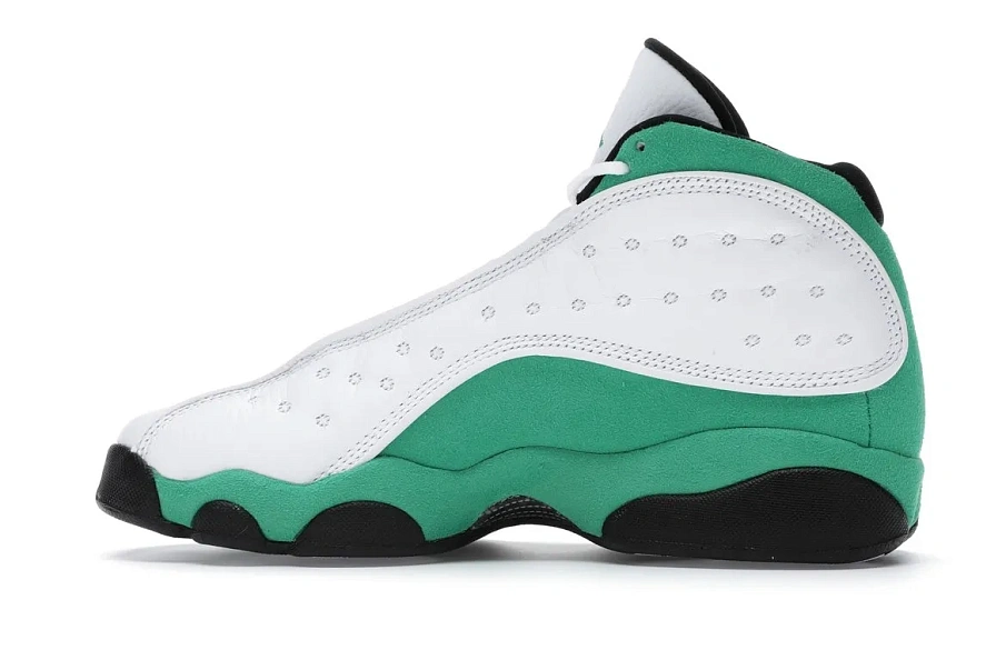 Фото № 6 с приближением к товару «‎Jordan 13 Retro White Lucky Green »