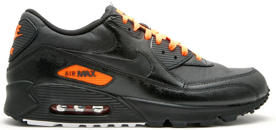 Фото № 1 с приближением к товару «‎Nike Air Max 90 Black Total Orange»