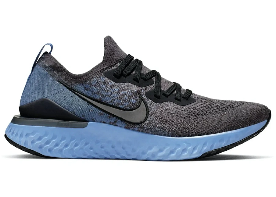Фото № 1 с приближением к товару «‎Nike Epic React Flyknit 2 Thunder Grey Ocean Fog»
