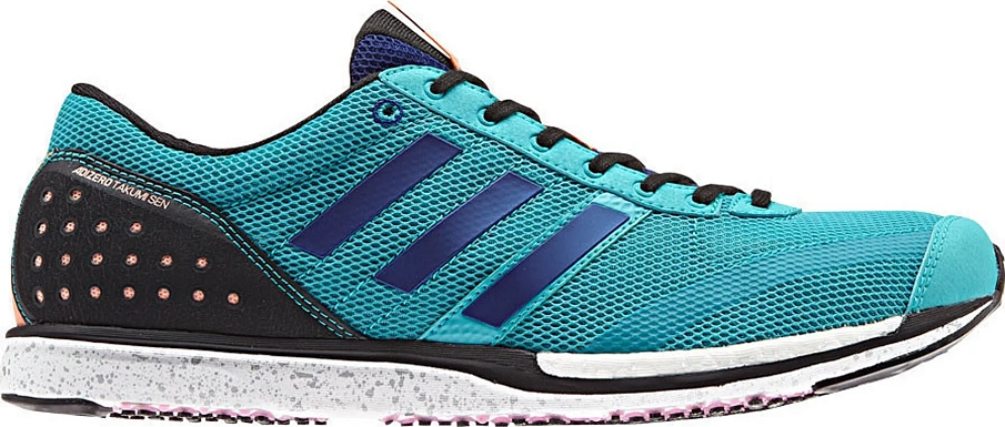 Фото № 1 с приближением к товару «‎adidas adizero Takumi Sen 3 Hi Res Aqua Mystery Ink»