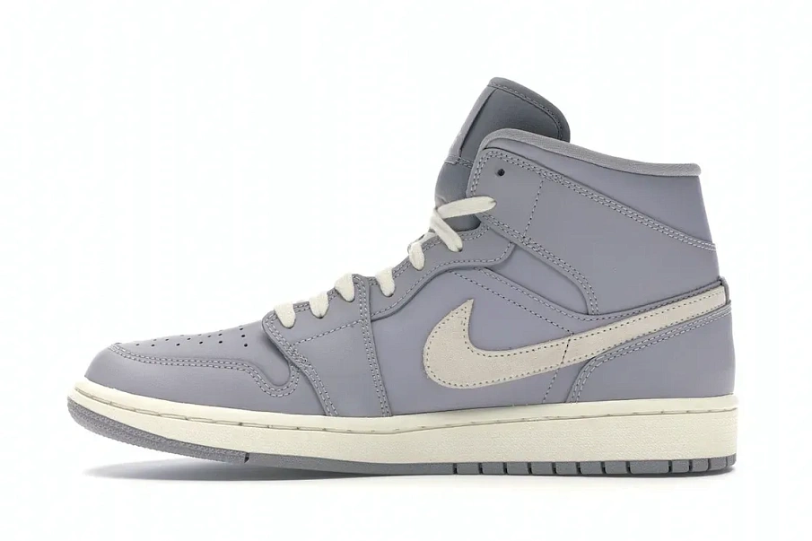 Фото № 3 с приближением к товару «‎Jordan 1 Mid Atmosphere Grey Pale Ivory »