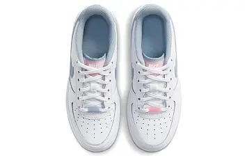Nike Air Force 1 (GS) Double Swoosh WhiteBluePink - 4