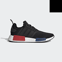 Фото № 1 с приближением к товару «‎ adidas originals NMDR1 Sports Casual Shoes BlackRedBlue»