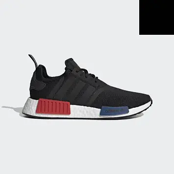  adidas originals NMDR1 Sports Casual Shoes BlackRedBlue - 1