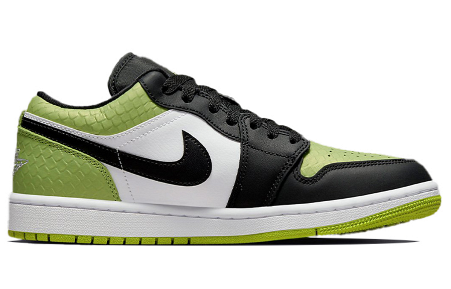 Фото № 2 с приближением к товару «‎Nike Air Jordan 1 Low "Vivid Green Snakeskin"»