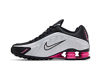 Фото № 4 с приближением к товару «‎Nike Women's Shox R4 Black Metallic Silver Pinksicle»