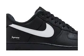 Supreme x Nike Air Force 1 Low Box Logo - Black White - 3