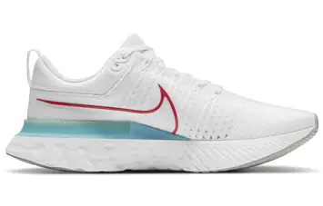  Nike React Infinity Run Flyknit 2 Running shoes WhiteGlacier IcePhoton DustChile Red - 2
