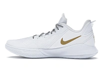 Фото № 5 с приближением к товару «‎Nike Mamba Fury White Metallic Gold»