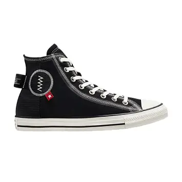 Converse Chuck Taylor All Star High Logo Tag - Black - 1