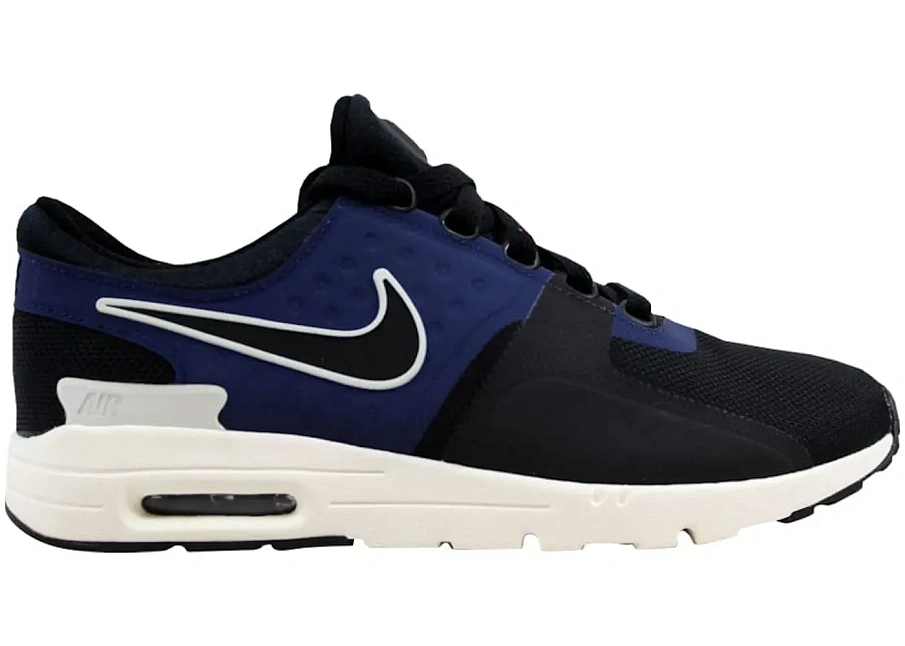 Фото № 1 с приближением к товару «‎Nike Air Max Zero Black/Black-Ivory-Binary Blue »