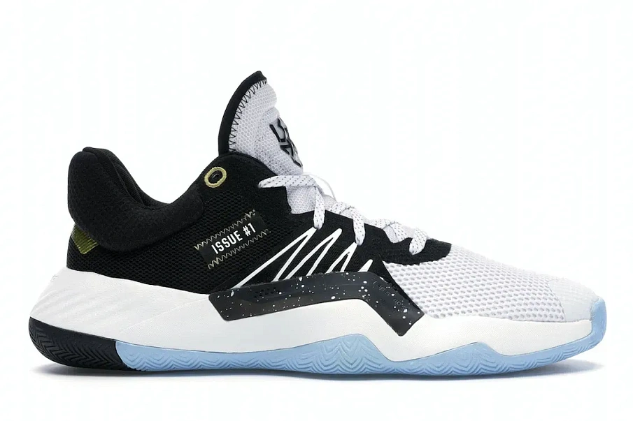 Фото № 1 с приближением к товару «‎adidas D.O.N. Issue #1 White Black Gold Metallic»