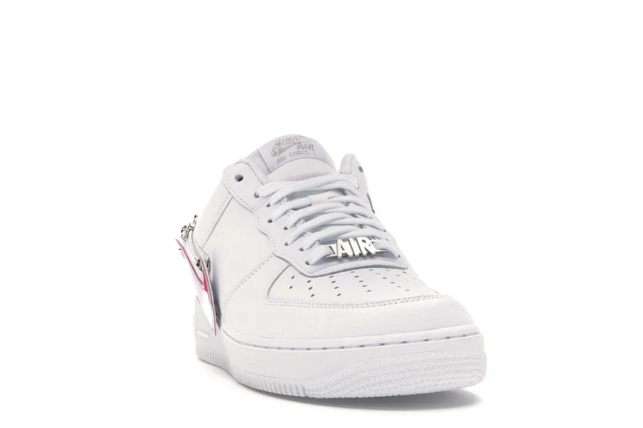 Фото № 4 с приближением к товару «‎Nike Air Force 1 Low Zip Swoosh White»
