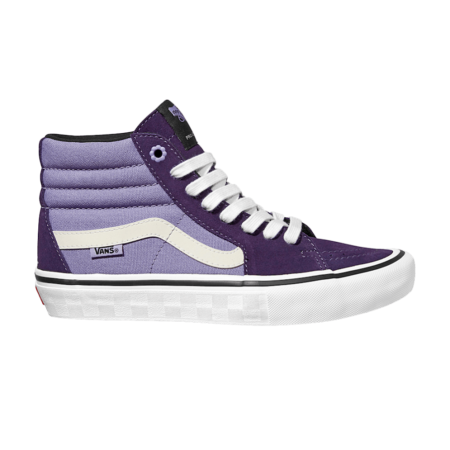 Фото № 1 с приближением к товару «‎Lizzie Armanto x Vans Sk8-Hi Pro Lavender Pack»
