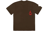 Фото № 1 с приближением к товару «‎Travis Scott Cactus Jack x Jordan Tee Brown»