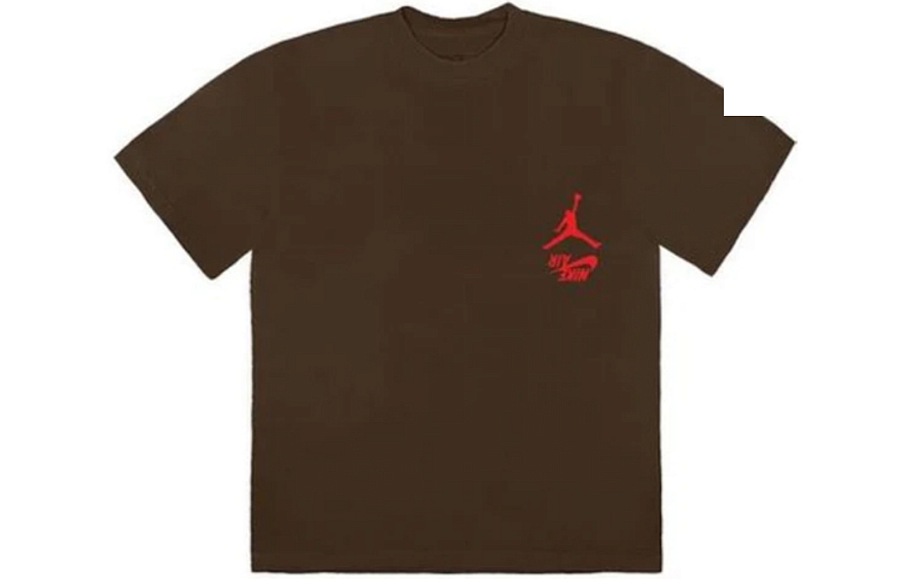 Фото № 1 с приближением к товару «‎Travis Scott Cactus Jack x Jordan Tee Brown»