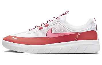 Nike SB Nyjah Free 2 Low-Top Sneakers WhitePink - 1