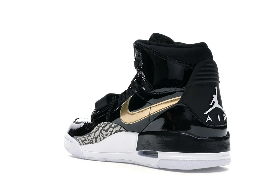 Фото № 5 с приближением к товару «‎Jordan Legacy 312 Black Gold Patent»