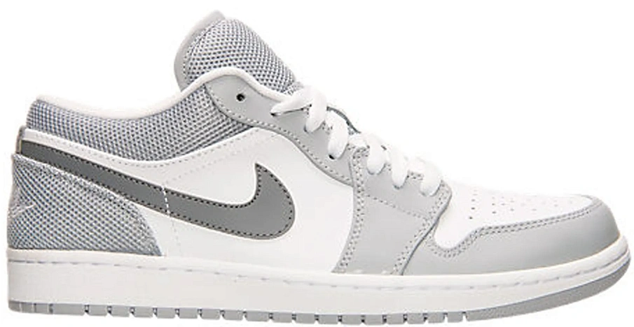 Фото № 1 с приближением к товару «‎Jordan 1 Low White Cool Grey Wolf Grey»