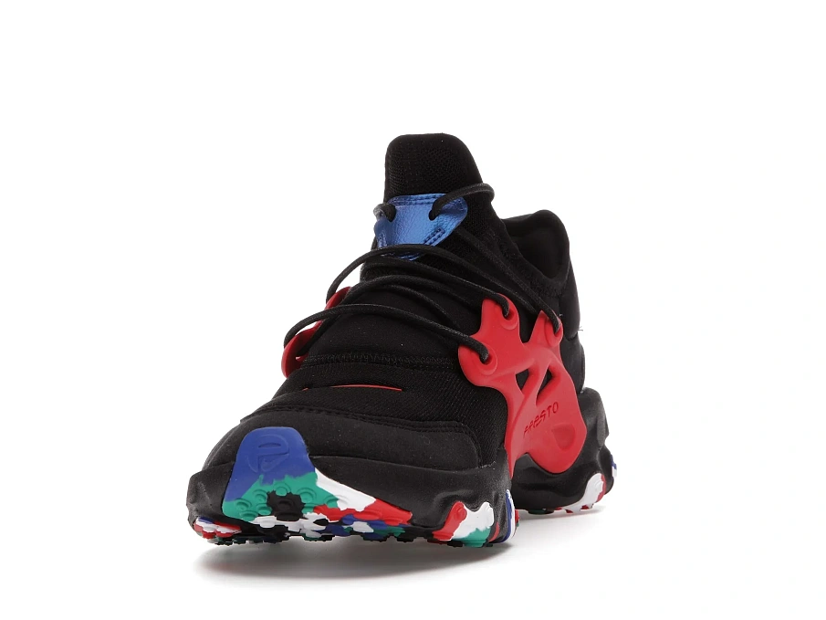 Фото № 2 с приближением к товару «‎Nike React Presto Black Red Multicolor »