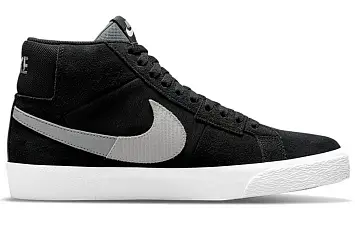 Nike SB Zoom Blazer mid Skate shoes blackgrey - 2