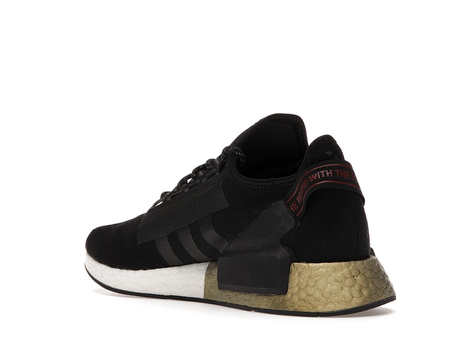 Фото № 5 с приближением к товару «‎adidas NMD V2 Core Black Gold Metallic»
