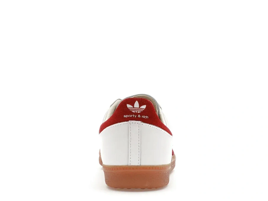 Фото № 4 с приближением к товару «‎adidas Samba Sporty & Rich White Collegiate Burgundy»