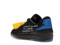 Фото № 5 с приближением к товару «‎Jordan 2 Retro Low SP Off-White Black Blue»