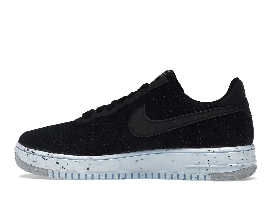 Фото № 5 с приближением к товару «‎Nike Air Force 1 Low Crater Flyknit Black Chambray Blue»