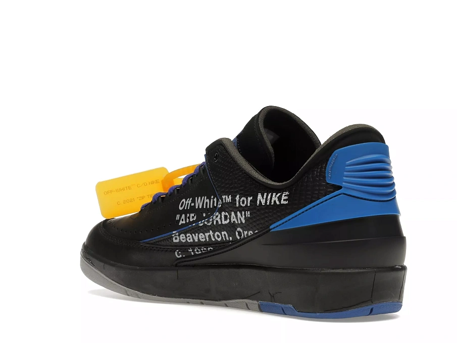 Фото № 5 с приближением к товару «‎Jordan 2 Retro Low SP Off-White Black Blue»