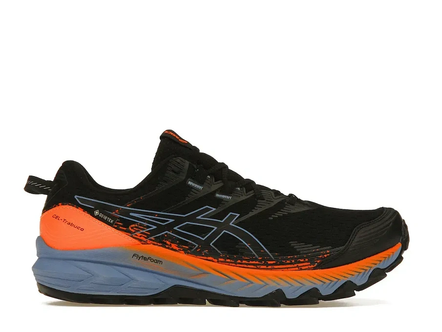Фото № 1 с приближением к товару «‎ASICS Gel-Trabuco 10 Gore-Tex Black Blue Harmony Orange»