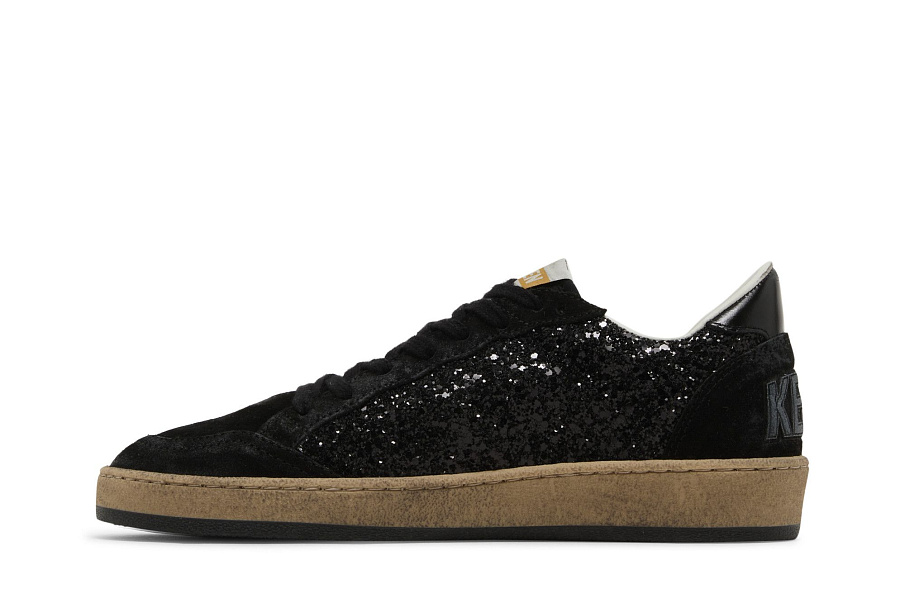Фото № 4 с приближением к товару «‎Golden Goose Women's Ball Star Black Glitter»