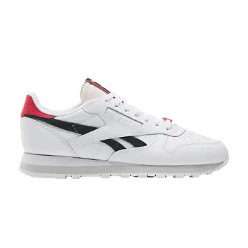 Reebok Classic Leather White Black Vector Red - 1