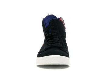 Nike Blazer Mid Rebel Deep Royal Black  - 2