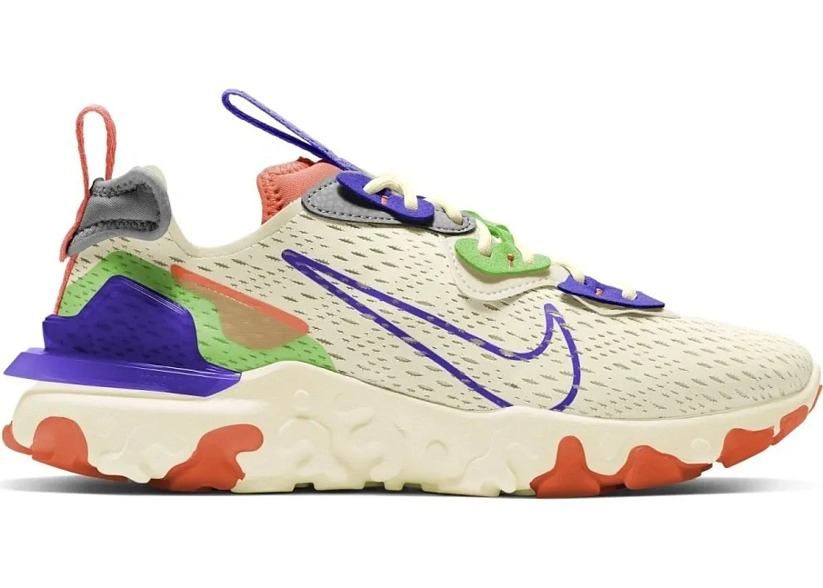 Фото № 1 с приближением к товару «‎Nike React Vision Pale Ivory Concord »