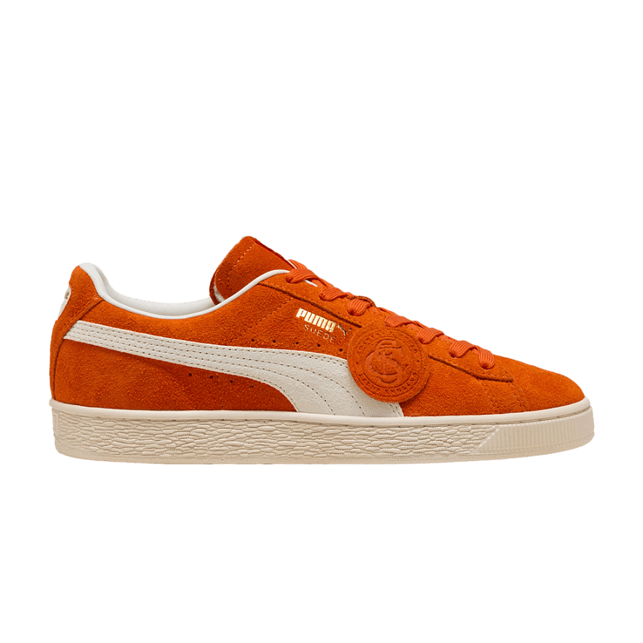 Фото № 1 с приближением к товару «‎Charles F. Stead x Puma Suede 4 Orange Glo (403766-02)»