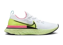 Фото № 1 с приближением к товару «‎Nike React Infinity Run Flyknit White Volt Pink Blast »