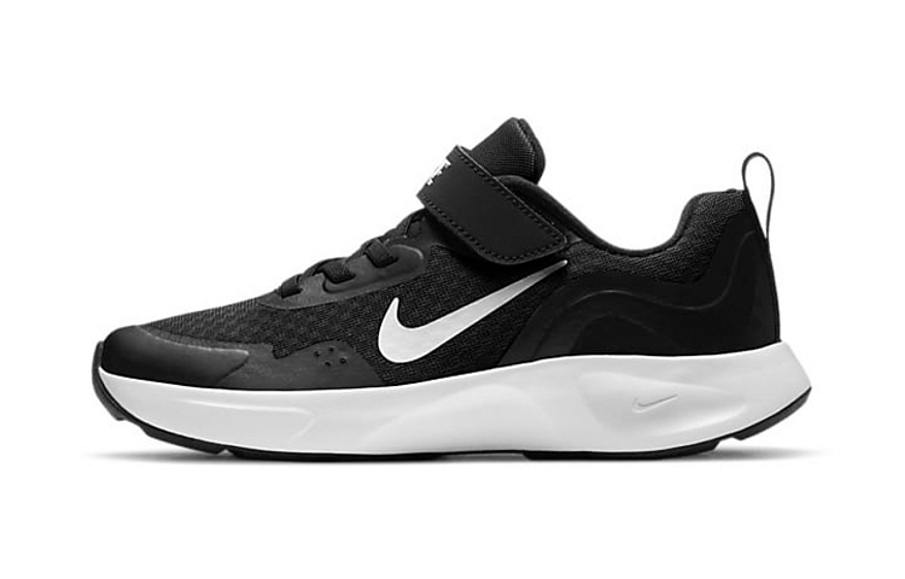 Фото № 1 с приближением к товару «‎Nike WearAllDay Younger Kids' Shoe BlackWhite»
