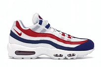 Фото № 1 с приближением к товару «‎Nike Air Max 95 White Deep Royal Blue Gym Red»
