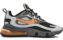 Фото № 2 с приближением к товару «‎Nike Air Max 270 React Winter Wolf Grey Total Orange»