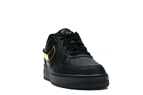 Фото № 4 с приближением к товару «‎Nike Air Force 1 Black Metallic Gold Removable Swoosh Pack»