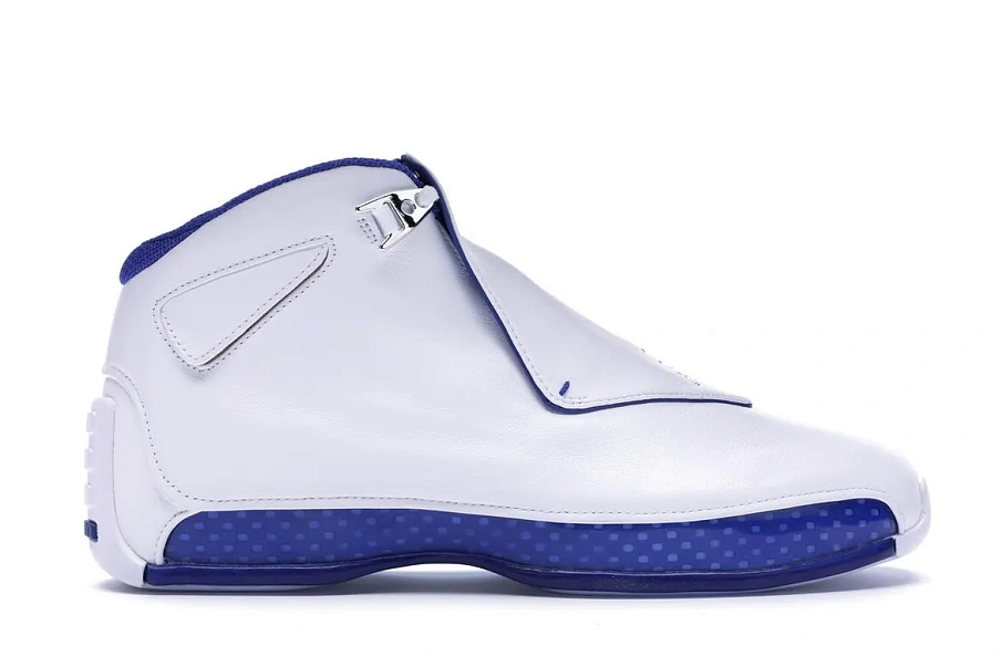 Фото № 1 с приближением к товару «‎Jordan 18 Retro White Sport Royal»