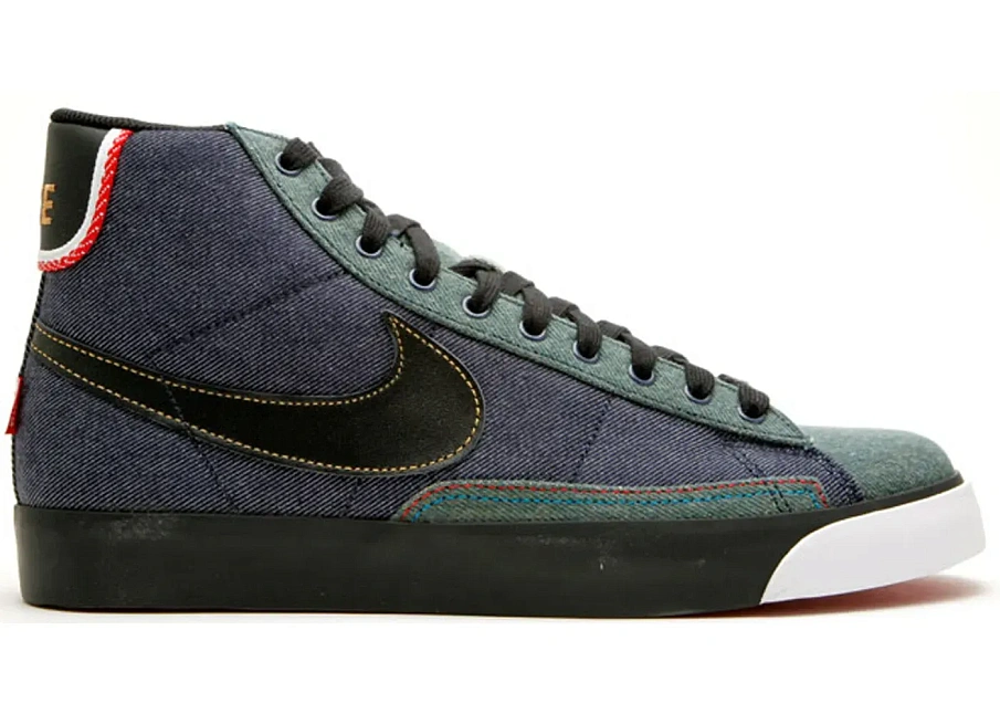 Фото № 1 с приближением к товару «‎Nike Blazer Mid Selvedge Denim»