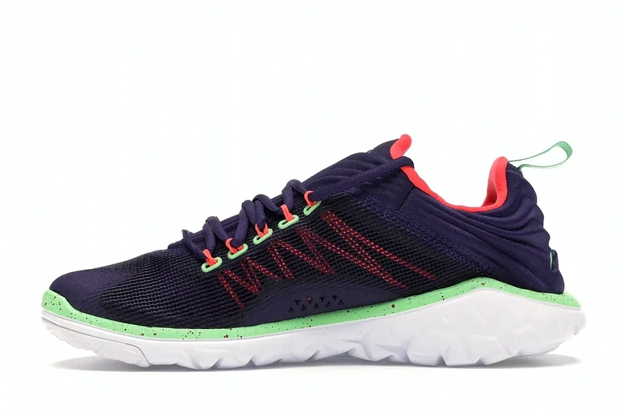 Фото № 3 с приближением к товару «‎Jordan Flight Flex Trainer Ink/Lt Psn Green-Infrrd 23-White»