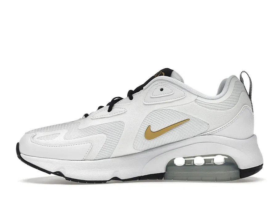 Фото № 3 с приближением к товару «‎Nike Air Max 200 White Metallic Gold »